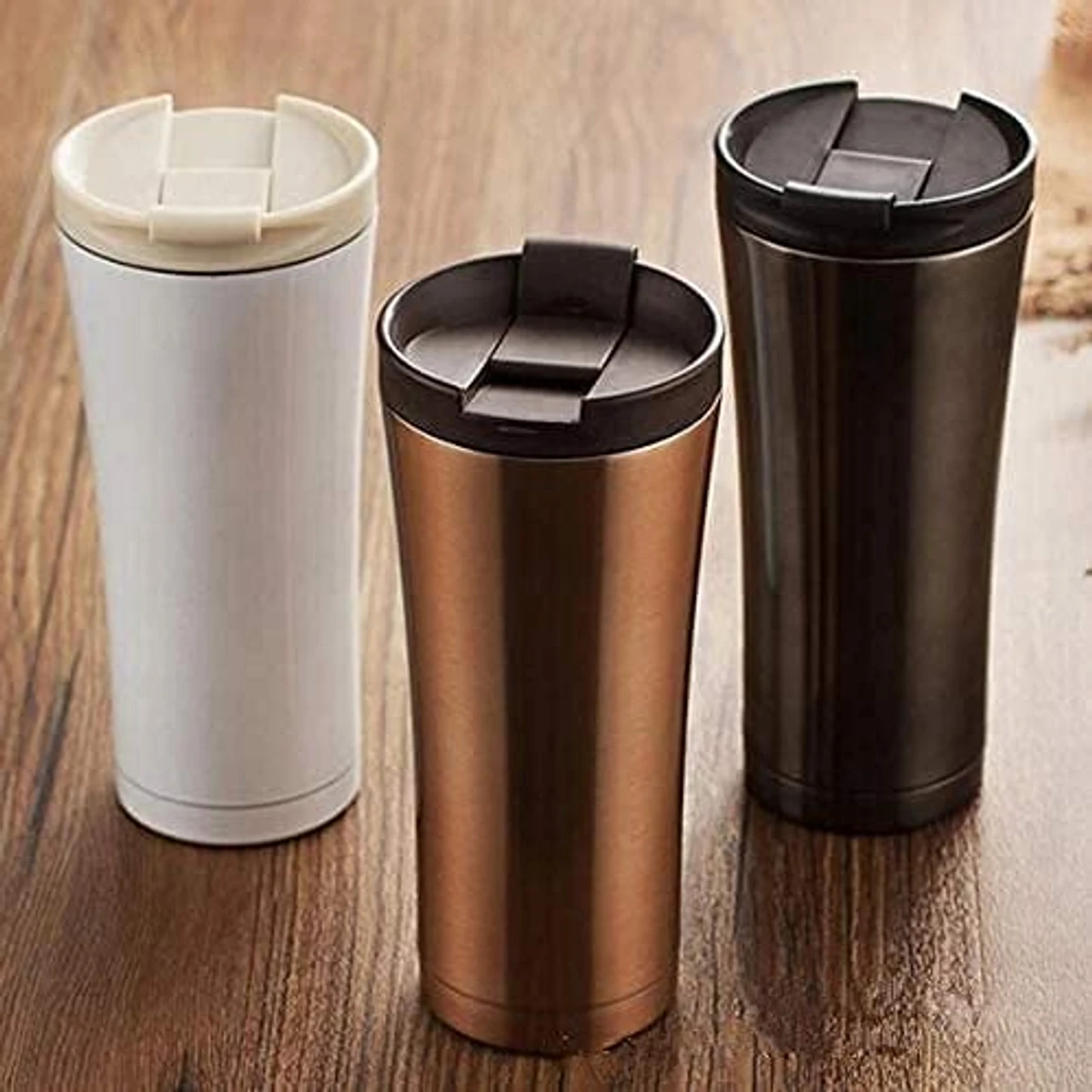 TASKHOUSE Travel Mug Insulated Coffee Cup with Leakproof Lid