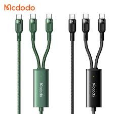 Mcdodo Cable 2in1  CA-6700 Lightning+Type-C-Type-C blac