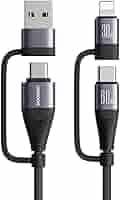 Mcdodo CA-8070 60W 4 in 1 PD Fast Charge Data Cable 1.2M