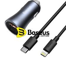 Baseus 40W Car Charger USB Car Charger Type C or usb Port Car Charger Quick Charge QC 3 PD 3 Phone Adapter