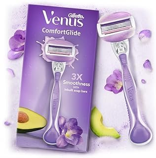 Gillette Venus Comfortglide Hair Removal Razor for Women with Avocado Oils & Body Butter