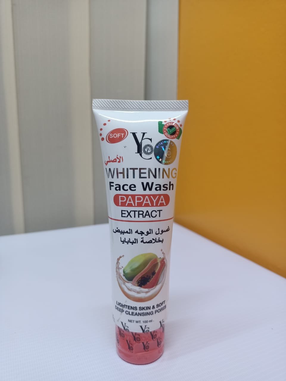 Yc Whitening Face Wash - Papaya Extract (100ml)