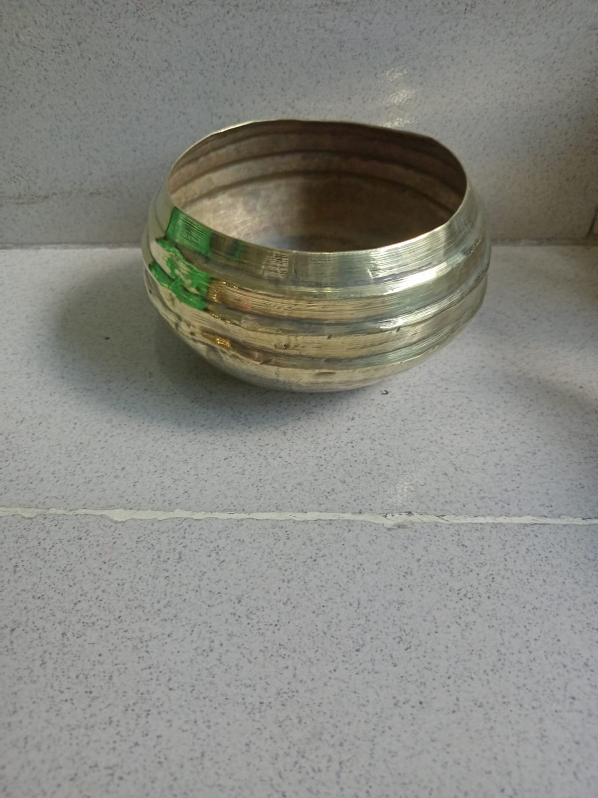 ঐতিহ্যবাহী পিতলের চালের মাপার কাপ