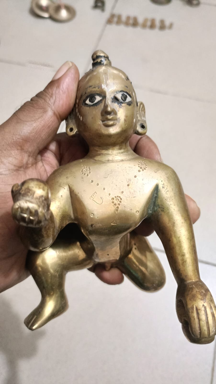 খাঁটি পিতলের গোপাল মূর্তি