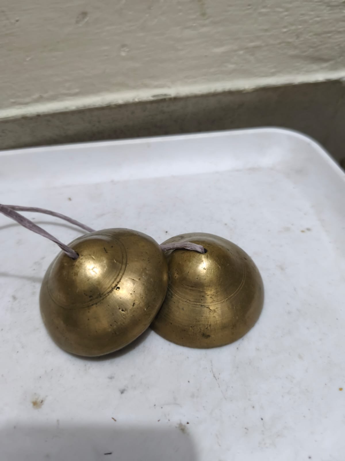 একজোড়া কাঁসার মঞ্জিরা/করতাল