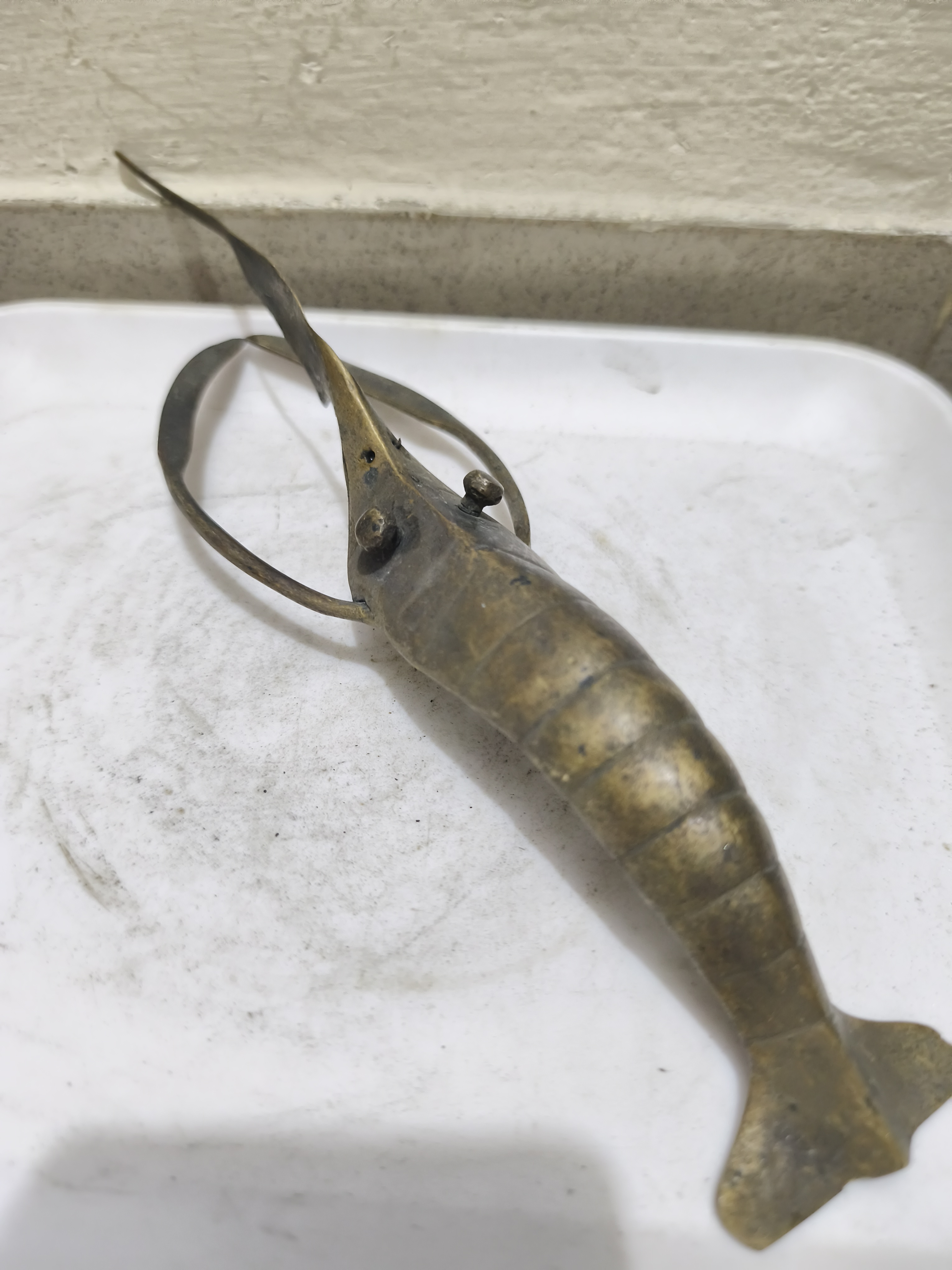 একটা পিতলের চিংড়ি